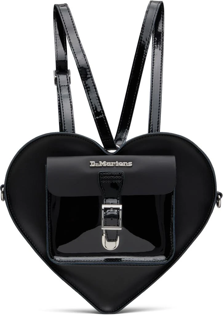 Dr. Martens Black Heart Shaped Leather Backpack 1
