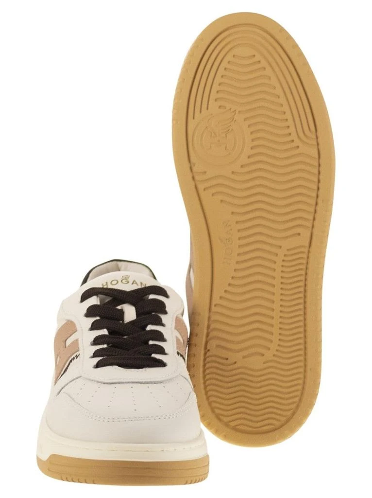 hogan H630 - Leather Trainers With H On The Side 5