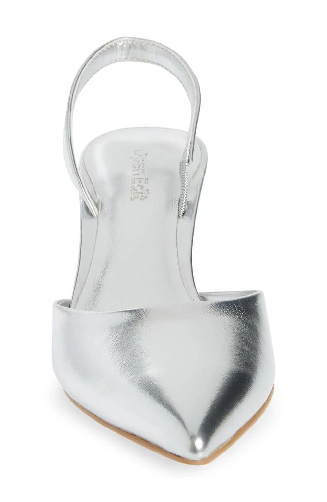 Open Edit Cammie Kitten Heel Slingback Pump 6