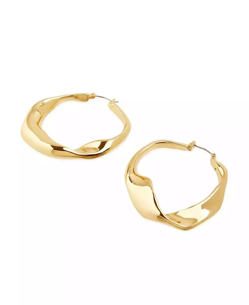 Robert Lee Morris Sculpted Large Hoop Earrings 3
