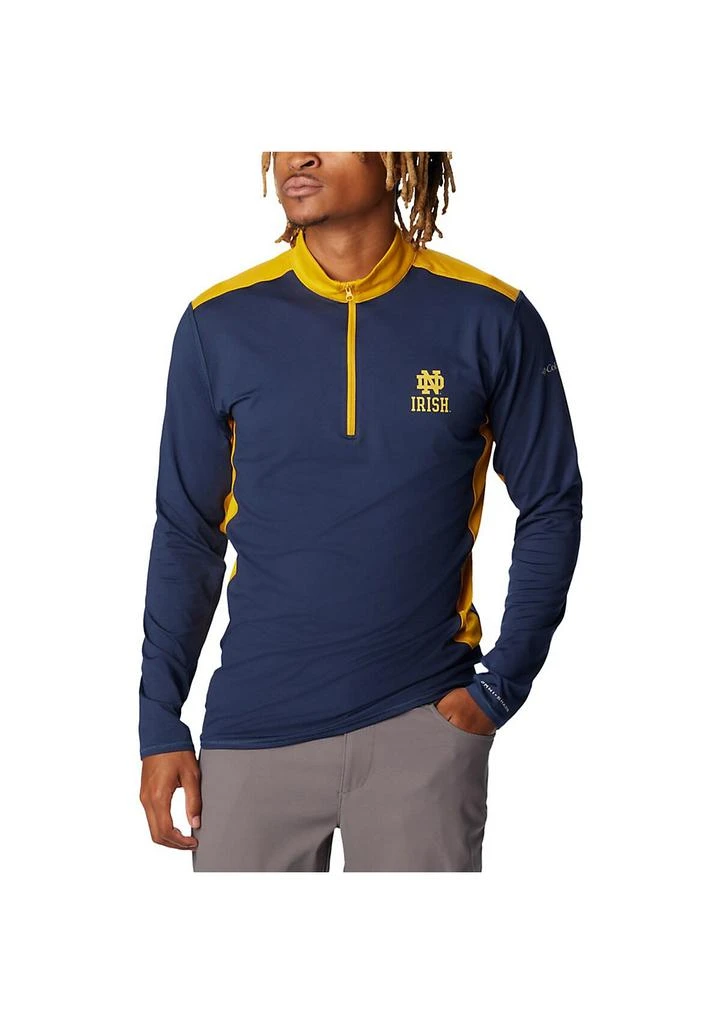 Columbia NCAA Notre Dame Fighting Irish Tech Trail™ Omni-Shade Quarter-Zip Top