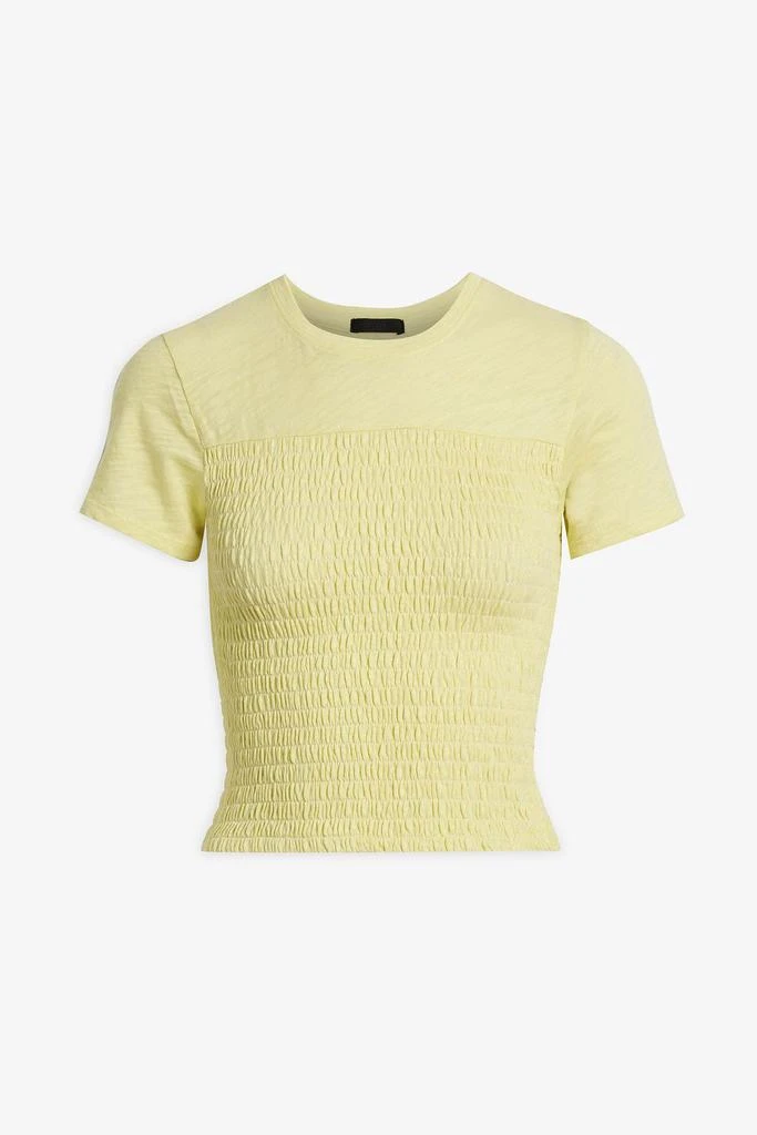 ATM Anthony Thomas Melillo Shirred cotton-jersey T-shirt 1