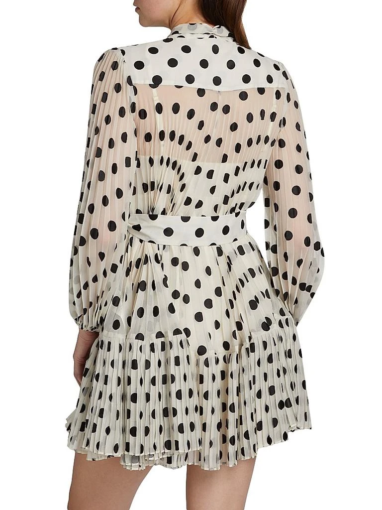 Zimmermann Polka Dot Pussybow Minidress 5