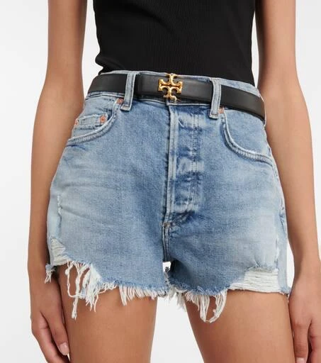Tory Burch Eleanor logo leather belt 2