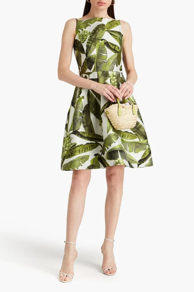 Oscar de la Renta Jacquard dress 2