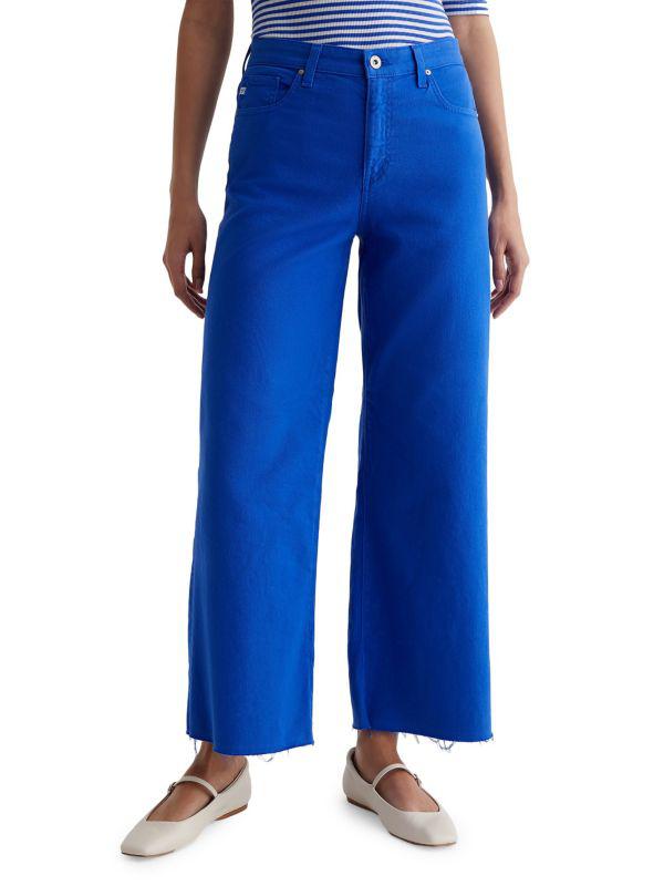 AG Jeans Saige Crop Wide-Leg Jeans