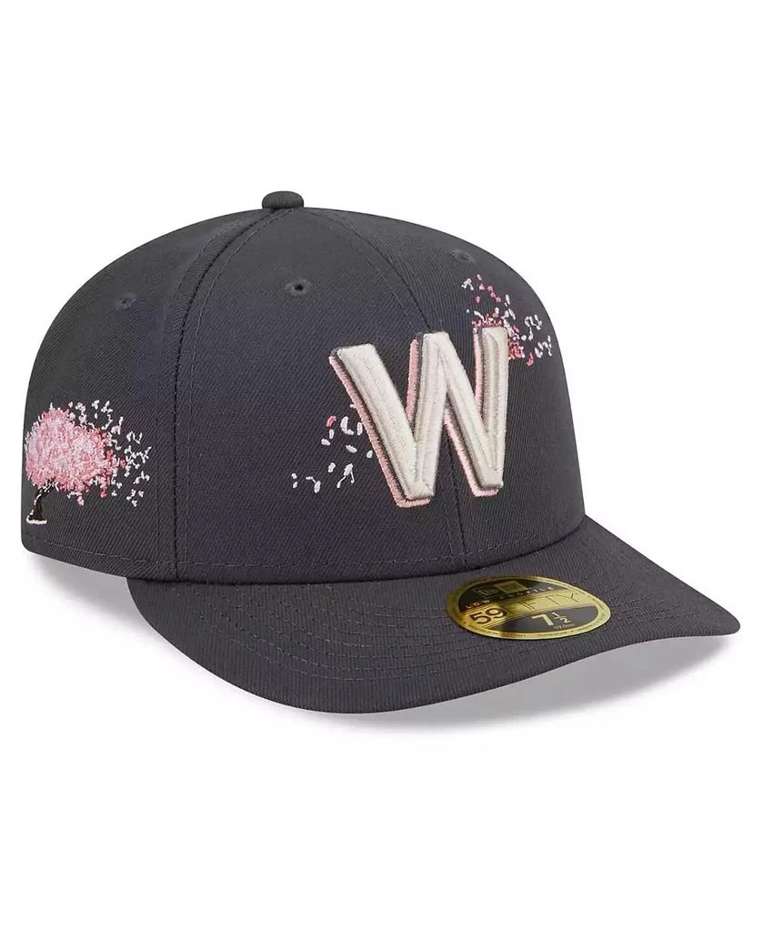 New Era Men's Graphite Washington Nationals City Connect Low Profile 59FIFTY Fitted Hat 1