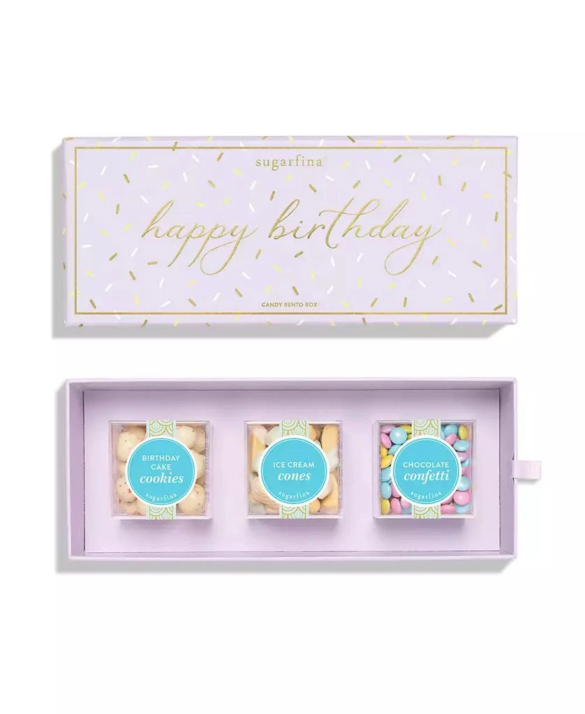 Sugarfina Happy Birthday Candy Bento Box, 3 Piece