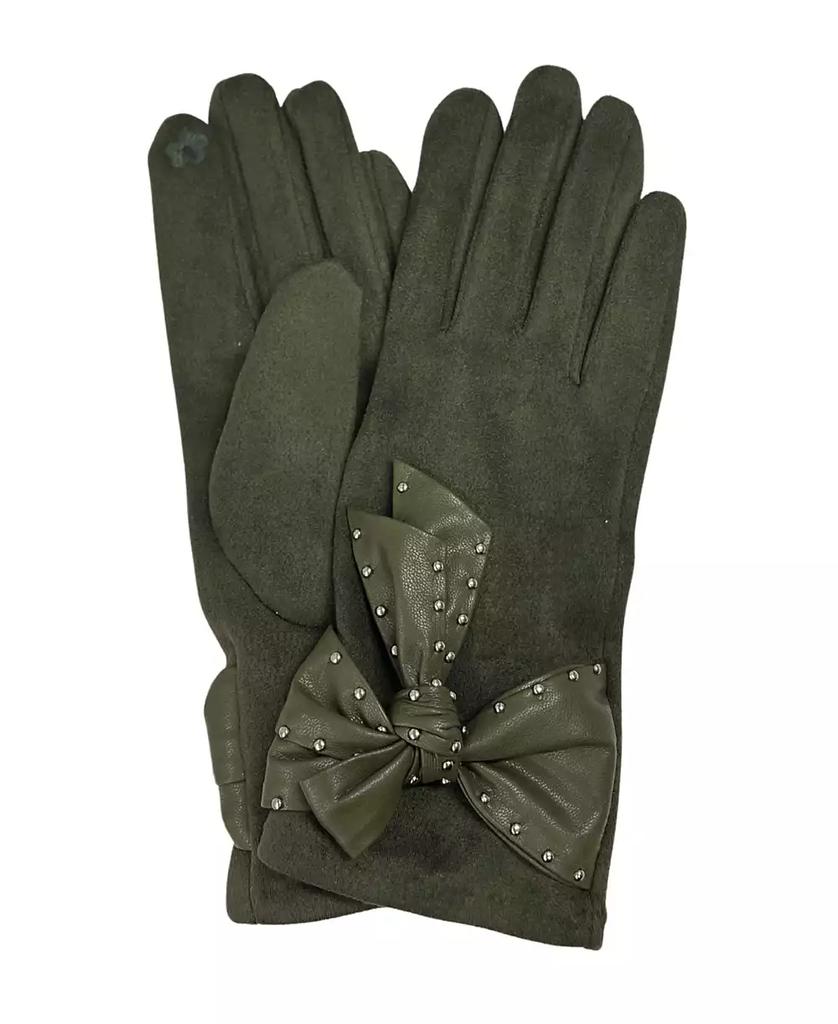 MARCUS ADLER Suede Glove with Bow