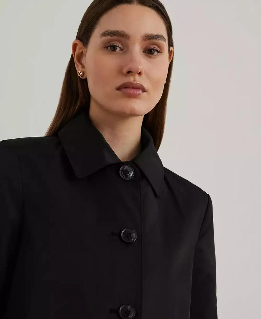 Ralph Lauren Womens Hooded A-Line Raincoat 2