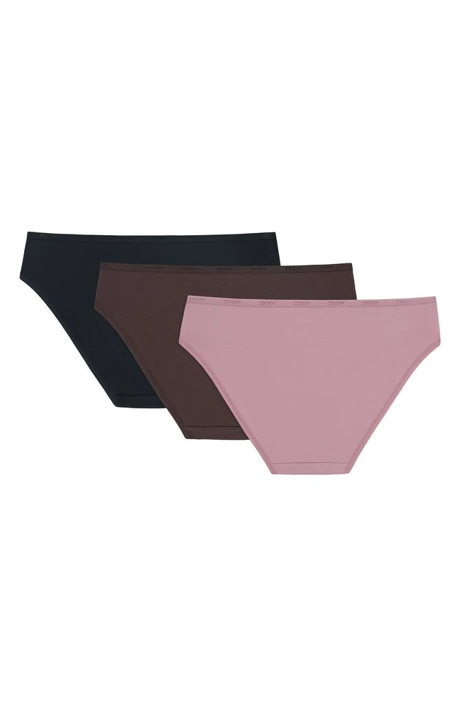 DKNY 3-Pack Cotton Blend Bikinis 4