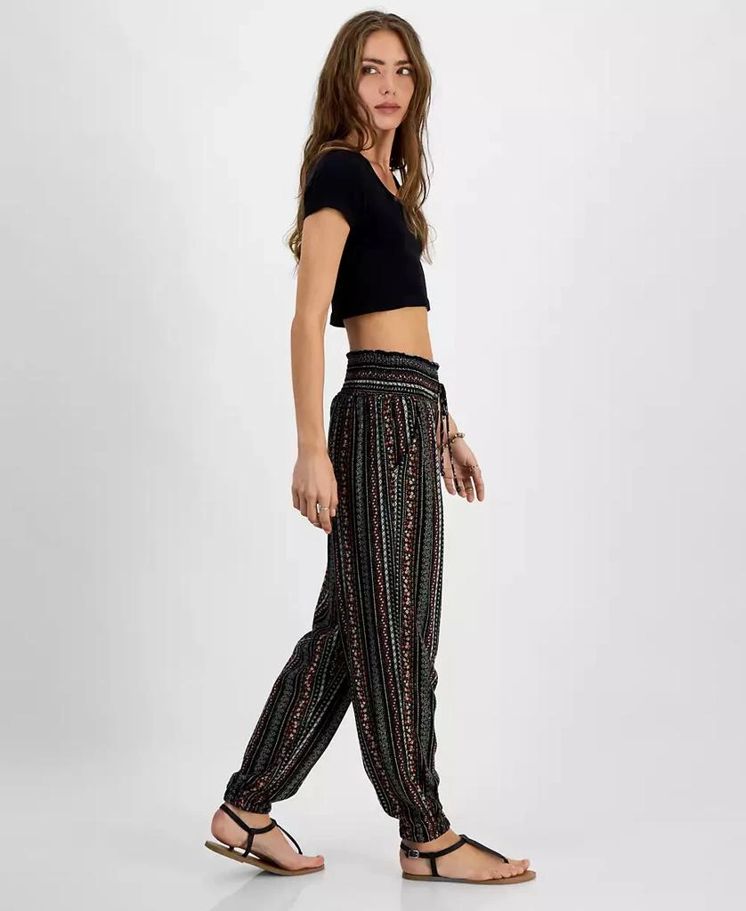 Kingston Grey Juniors' Smocked-Waist Joggers Pants 2