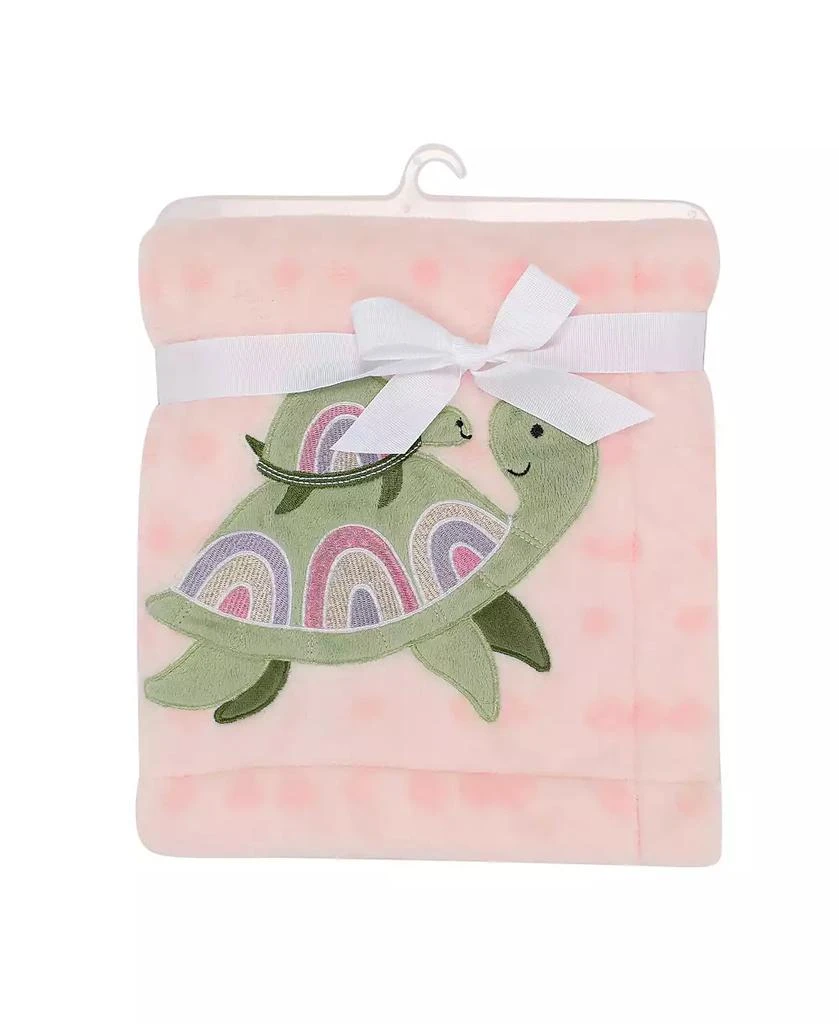 Lambs
Ivy Sea Dreams Cozy Pink Fleece Turtle Applique Baby Blanket 4