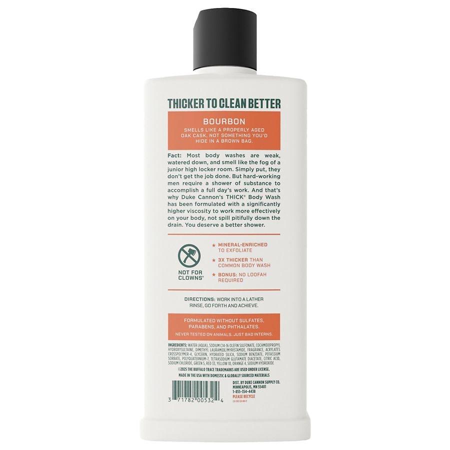 Duke Cannon Thick Body Wash Bourbon - Oak Barrels + Aged Spirits