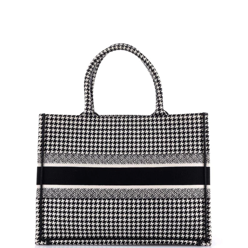 Dior Book Tote Houndstooth Canvas Medium 3