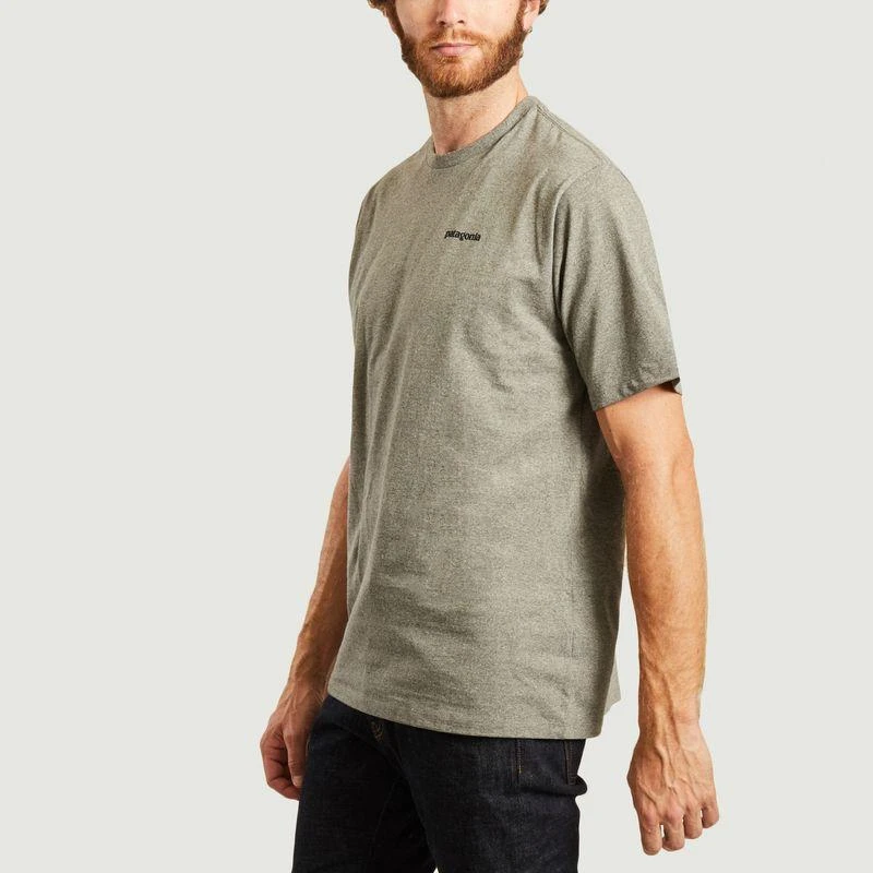 Patagonia T-shirt P6 logo gravel heather PATAGONIA 2