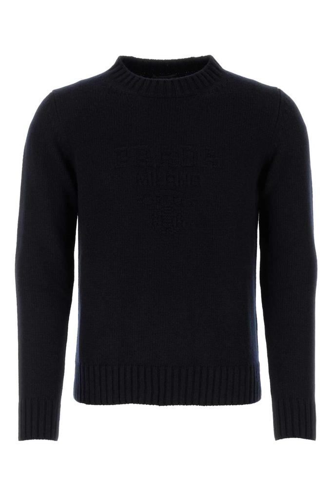 Prada Prada Logo Inlat Crewneck Jumper