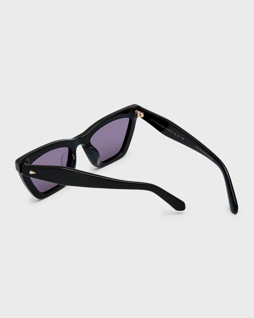 Karen Walker Logo Acetate Cat-Eye Sunglasses 2