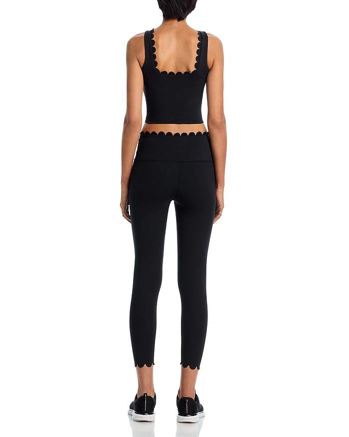 AQUA AQUA Scallop Edge Square Neck Tank Top - Exclusive 6