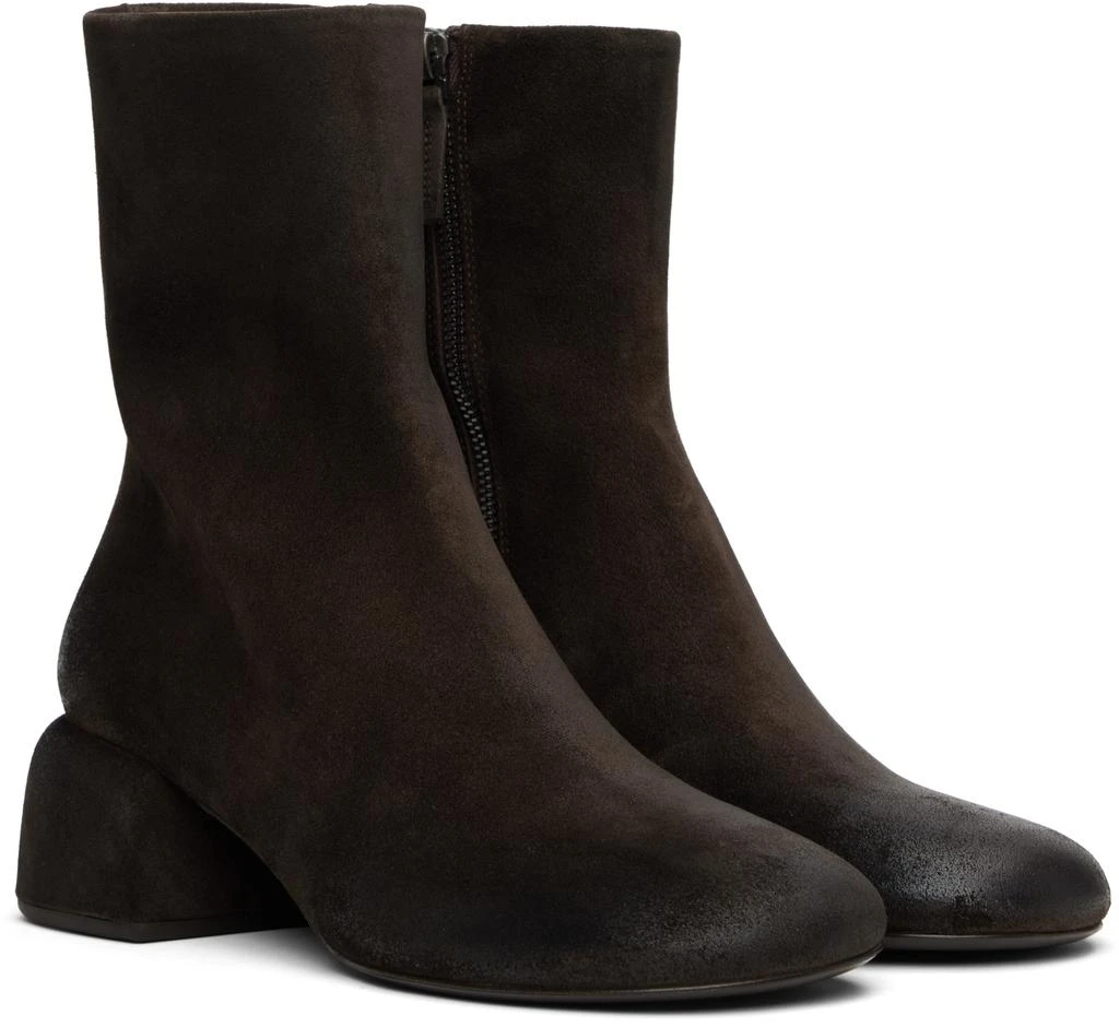 Marsèll Brown Basata Suede Ankle Boots 4