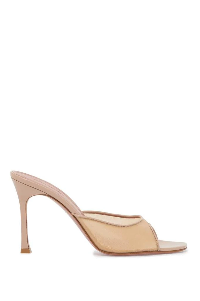 Amina Muaddi Alexa Mesh Mules 1