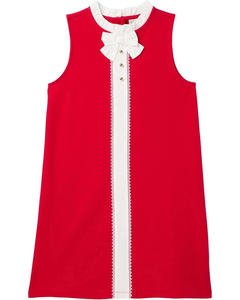 Janie and Jack Ponte Knit Dress (Toddler/Little Kid/Big Kid) Girl's : 5 Little Kid