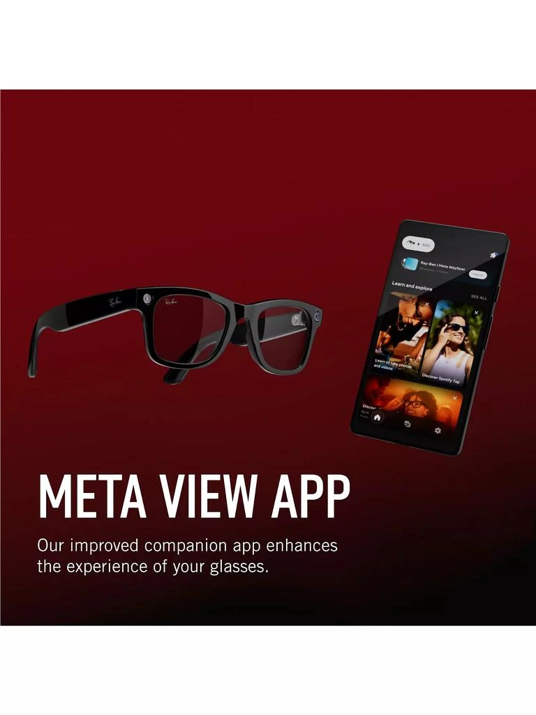 Ray-Ban RW4009 50MM Ray-Ban Meta Headliner Pantos Smart Glasses 10