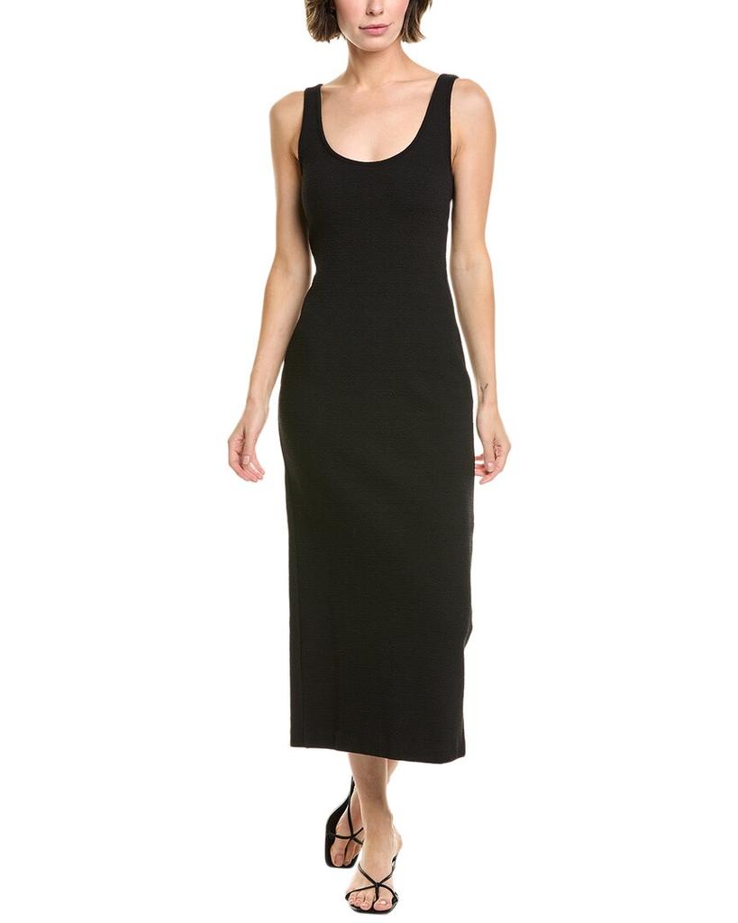 Enza Costa Textured Jacquard Tank Maxi Dress