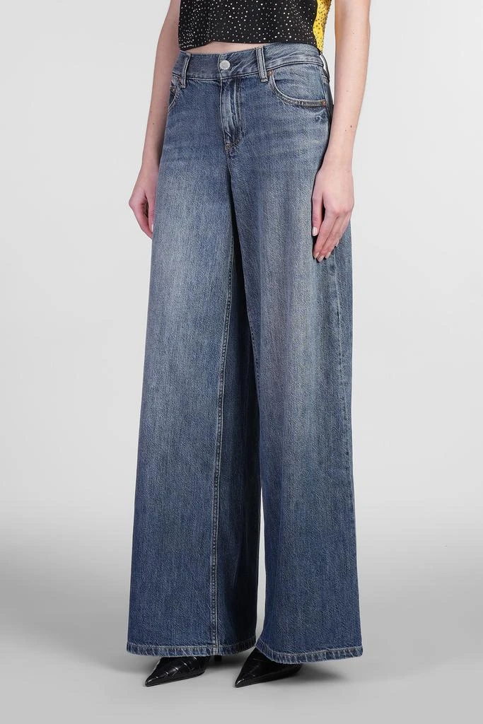 Alice + Olivia Branson Jeans In Blue Cotton 2