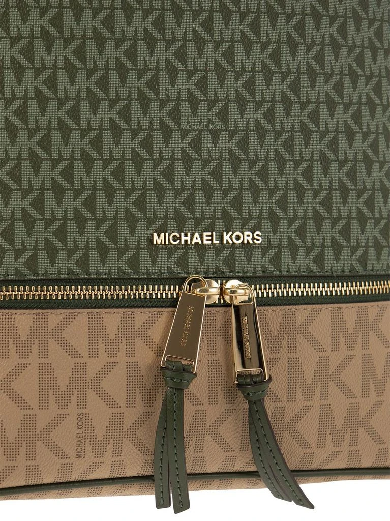 Michael Michael Kors Michael Michael Kors Rhea Logo Plaque Zip-Up Backpack 5