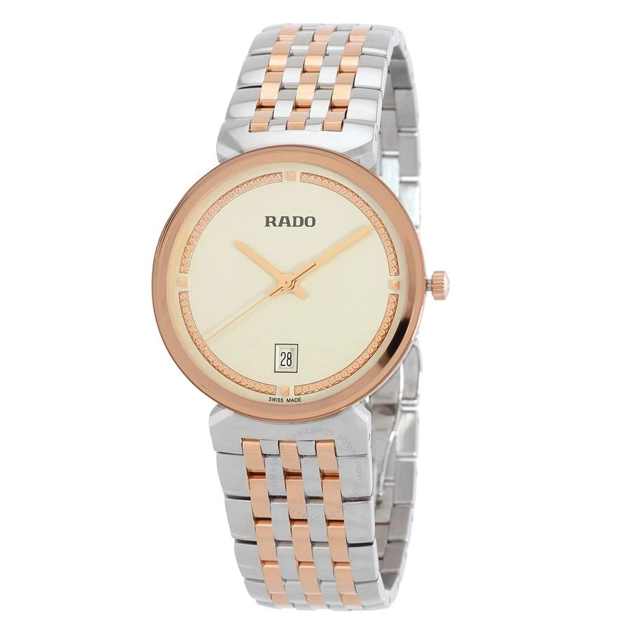 Rado Florence Quartz Champagne Dial Unisex Watch R48912403 1