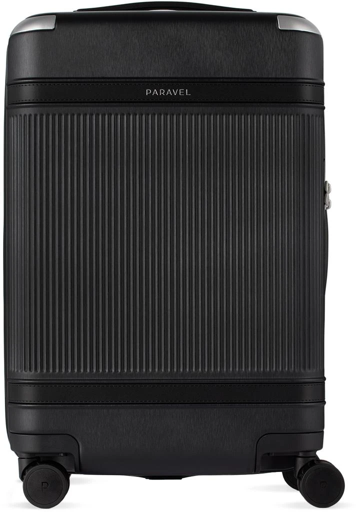 Paravel Black Aviator Carry-On Plus Suitcase 1