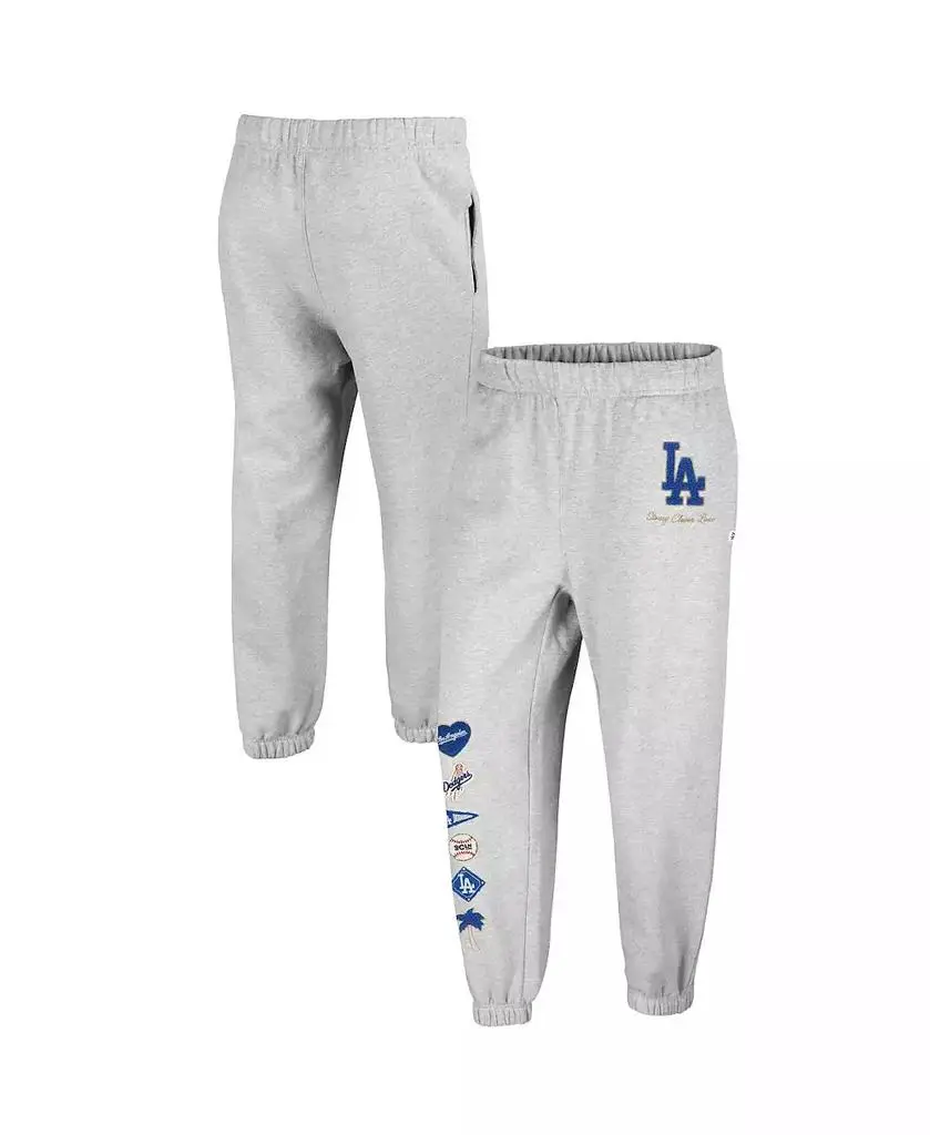 47 Brand Women's x Heather Gray Los Angeles Dodgers Venice Jogger Pants