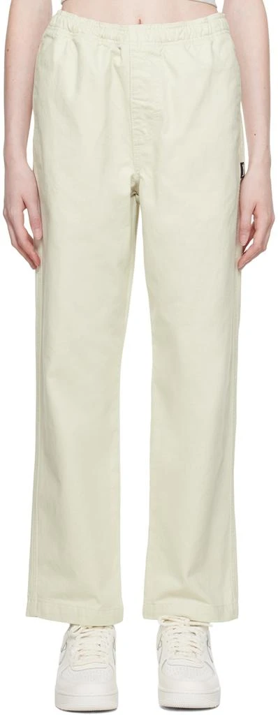STUSSY Off-White Beach Trousers 1