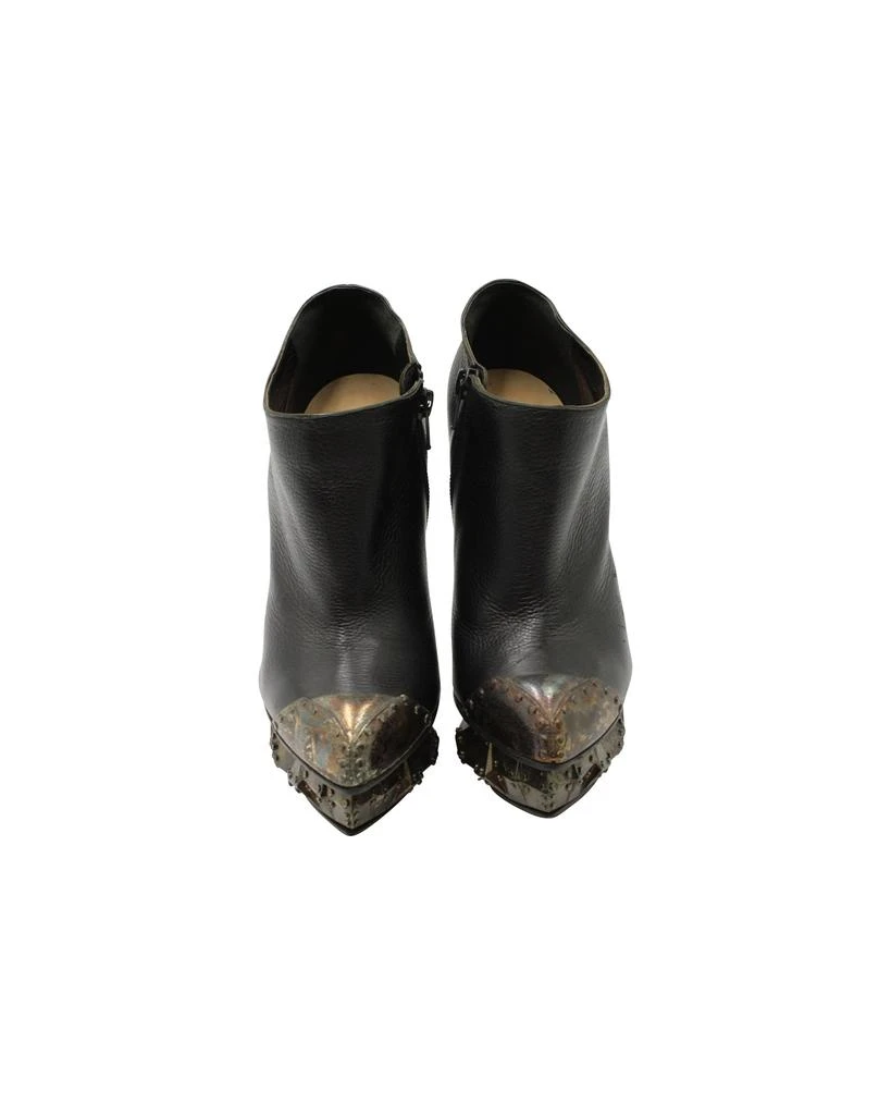 Nicholas Kirkwood x Rodarte Ankle Boots in Black Leather 2