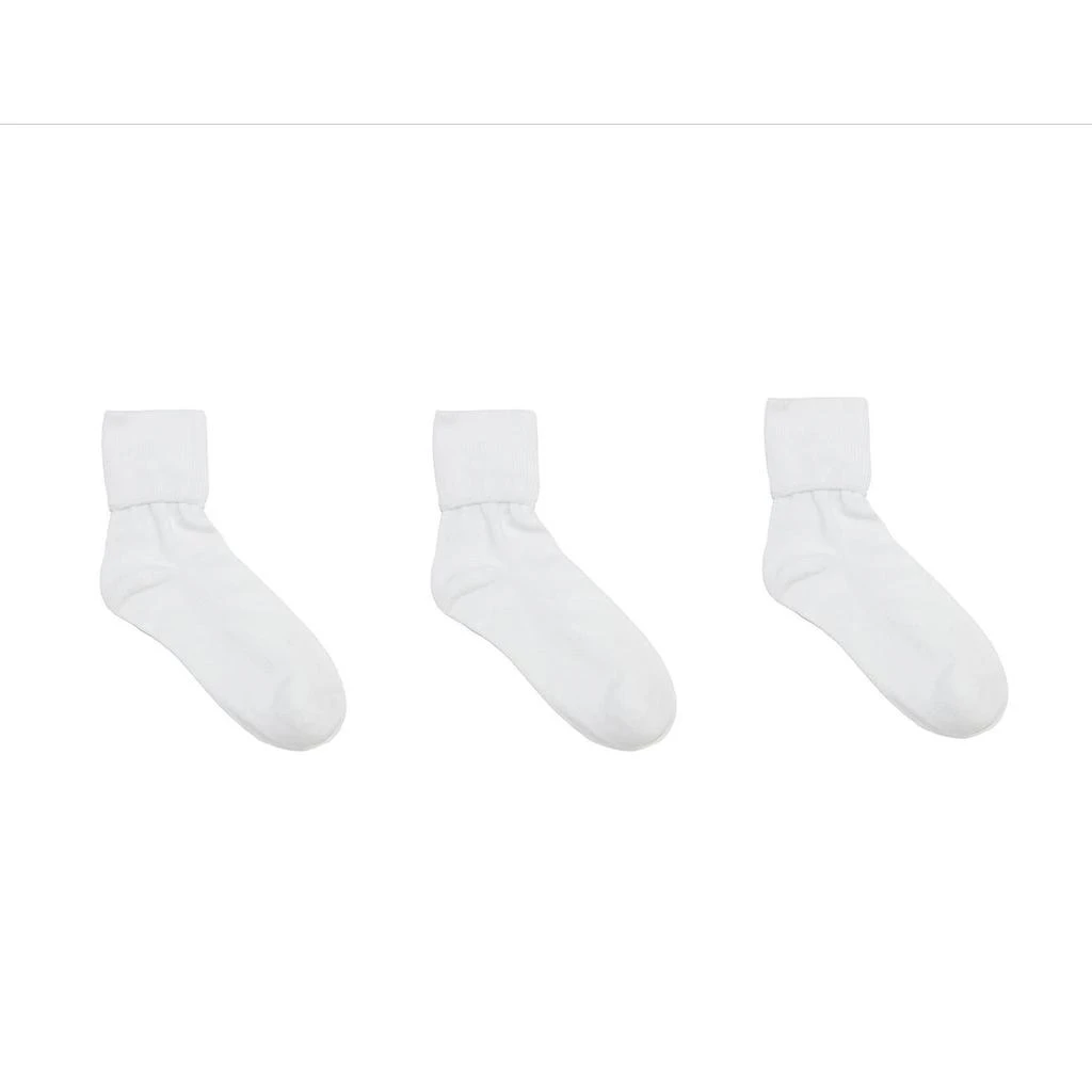 Jefferies Socks Women
s Organic Cotton Turn Cuff Sock (Pack of 3) 3