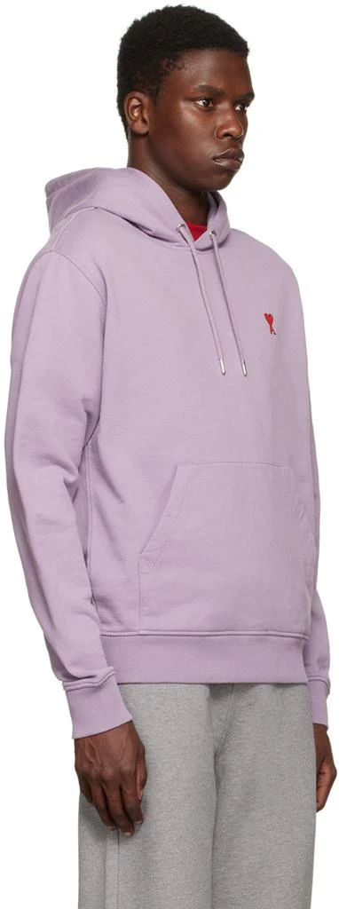 AMI Purple Ami De Cœur Hoodie 2
