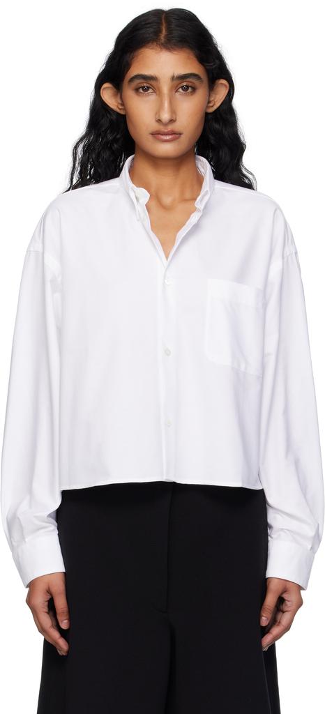 Tシャツ・カットソー A.P.C. FW25 White poplin Ondine shirt (COEVDF12626 AAB) A.P.C. WHITE POPLIN ONDINE SHIRT | miinto | REVERSIBLE