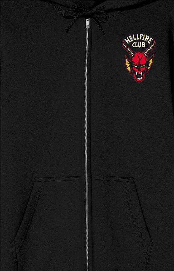 null Stranger Things Hawkins Hellfire Club Zip Up Hoodie 2