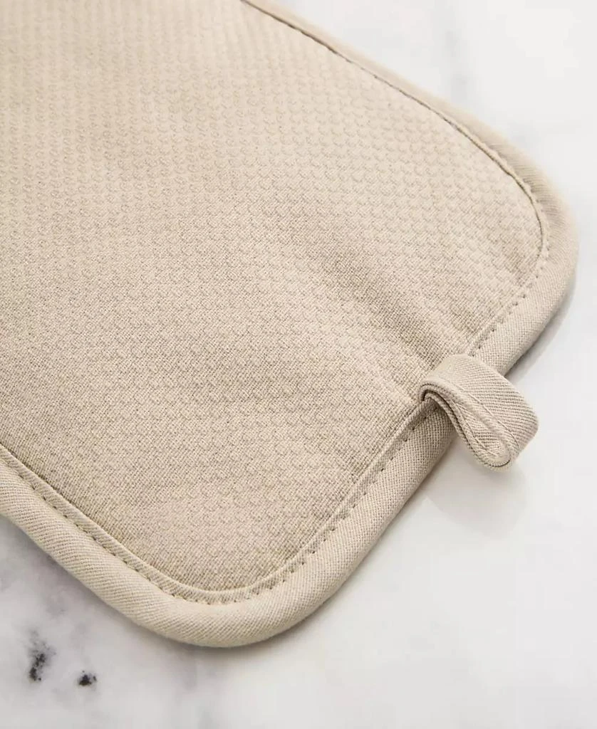 Martha Stewart Honeycomb Quilted Chambray Pot Holder Set, 7" x 10" 3