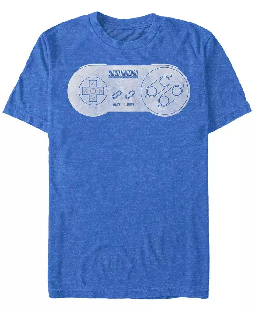 Nintendo Nintendo Men's Classic Super Nintendo Controller Short Sleeve T-Shirt 1