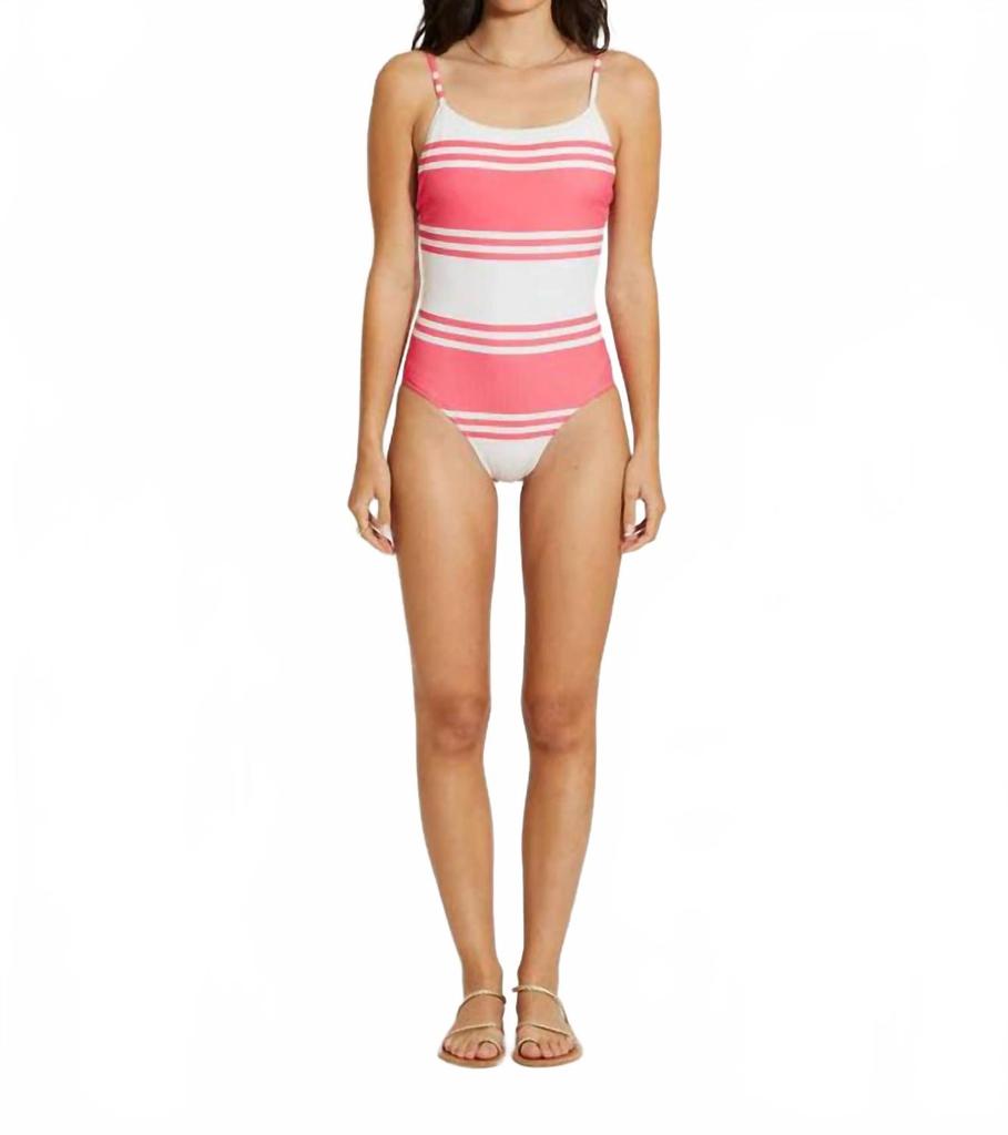 LEMLEM Elene One Piece Swimsuit In Ayele Fragaria