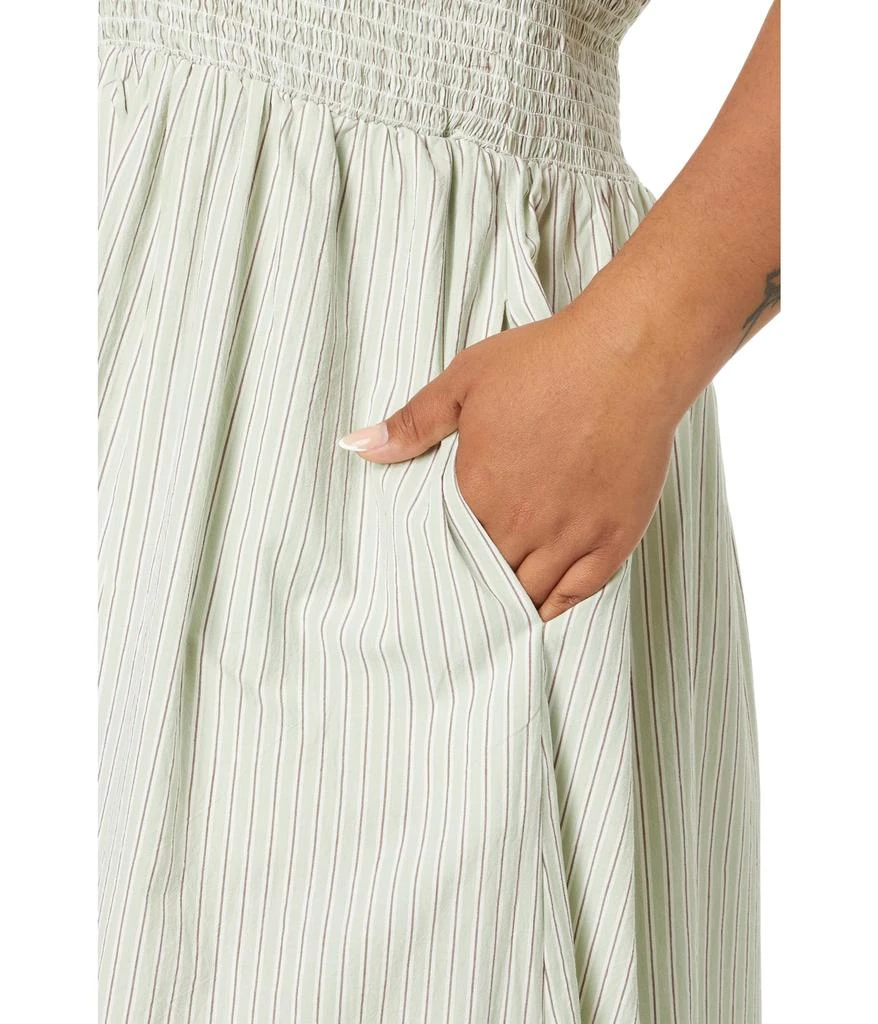 Madewell Plus Smocked Sleeveless Midi Dress 3
