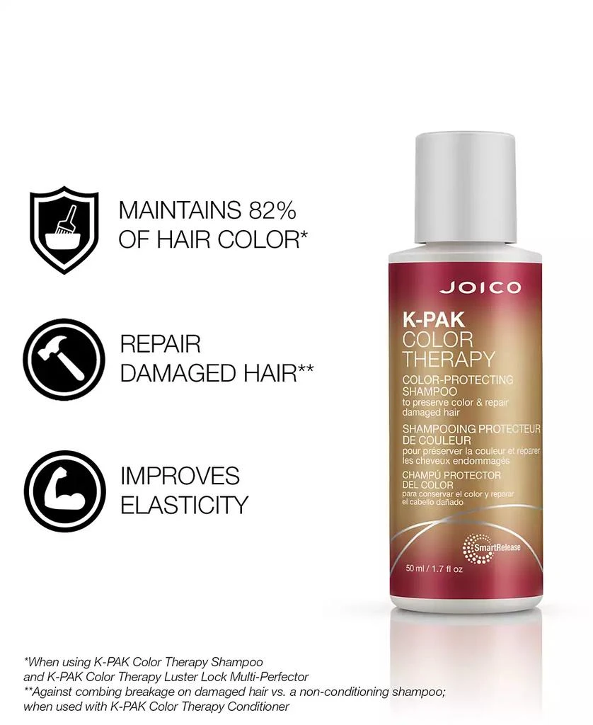 JOICO K-PAK Color Therapy Color-Protecting Shampoo, 1.7 oz. 3