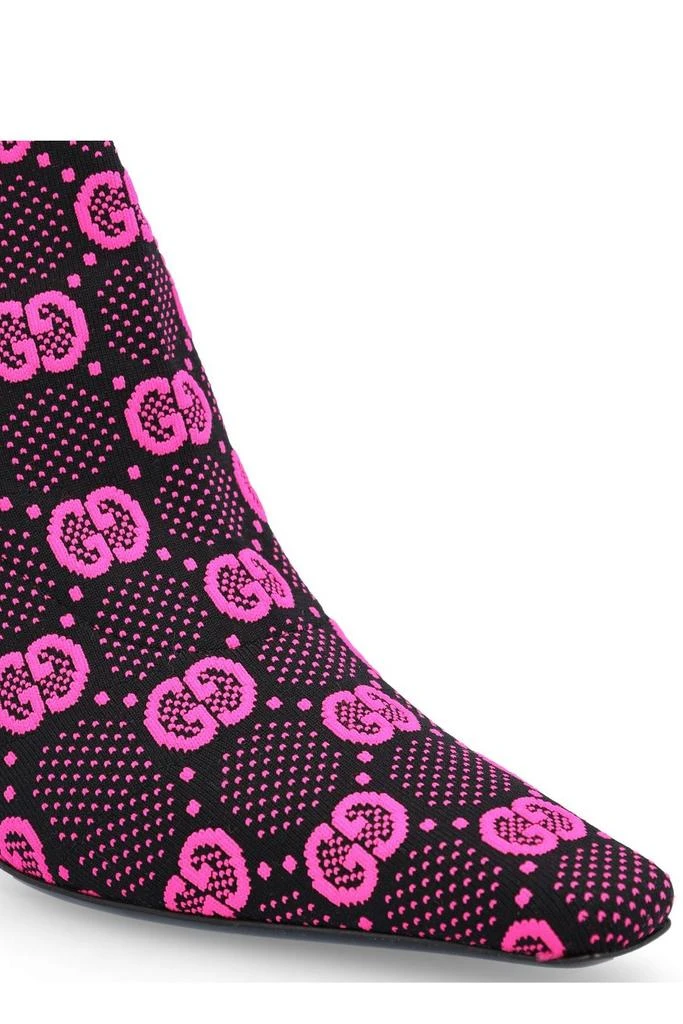 Gucci Gucci GG Knit Ankle Boots 4