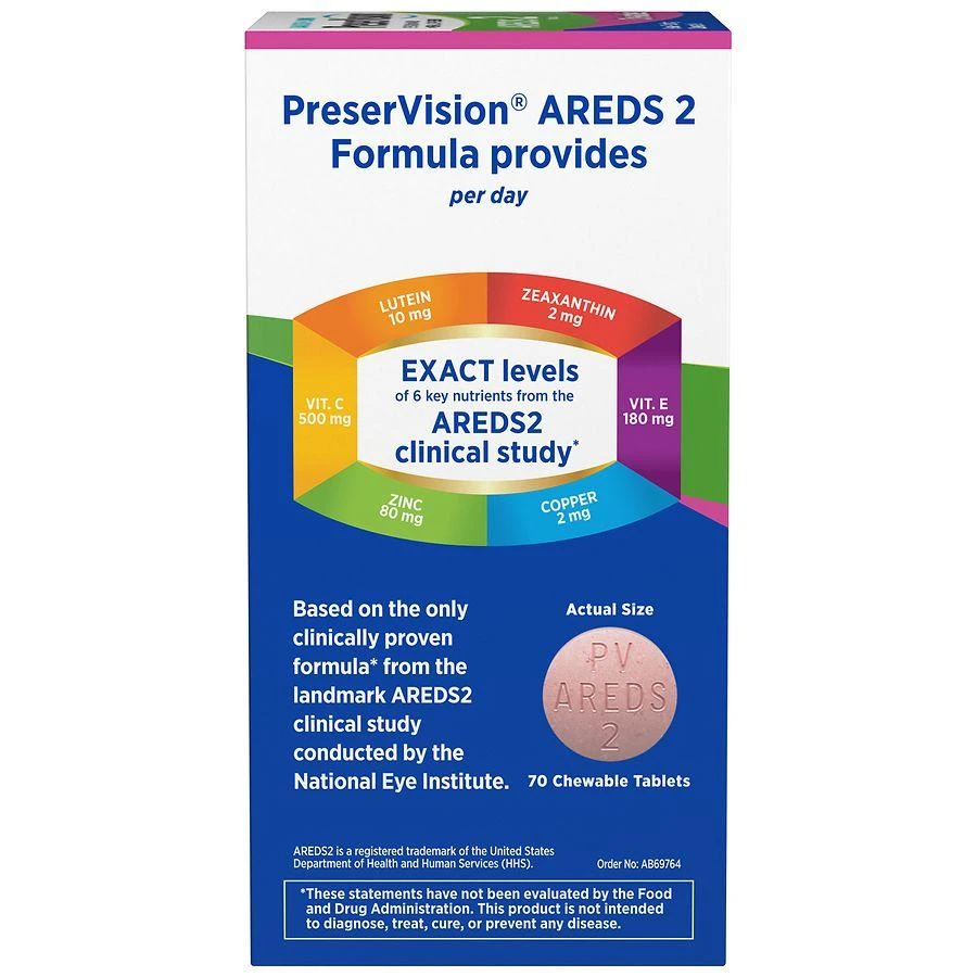 PreserVision AREDS 2 Formula Eye Vitamin and Mineral Supplement with Lutein & Zeaxanthin Mixed Berry 3