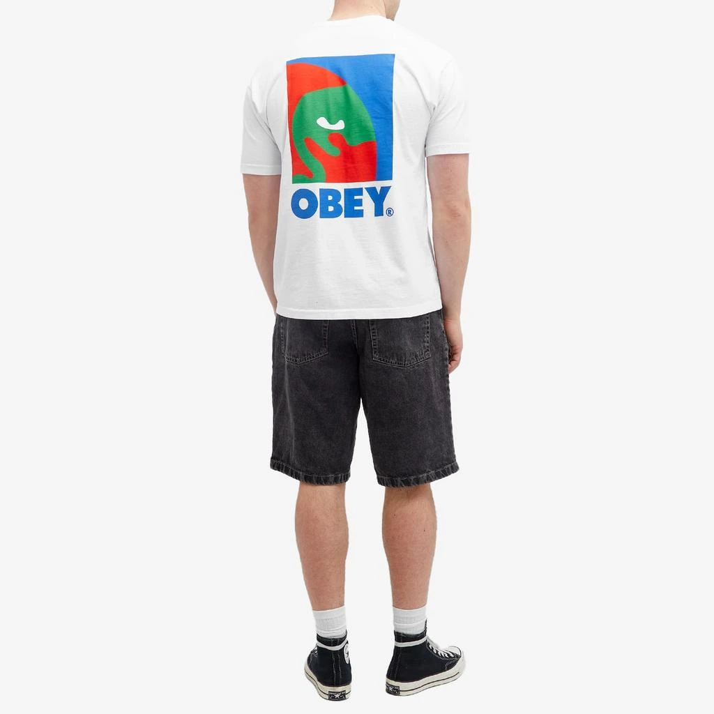 Obey Obey Circular Icon T-Shirt 4