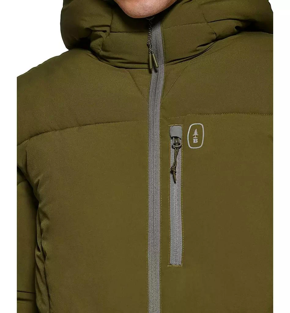 BASS OUTDOOR Men's Glacier Quilted Full-Zip Hiking Puffer Jacket 5