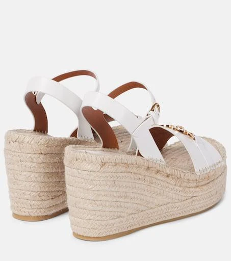Versace Medusa 
95 leather espadrille wedges 3