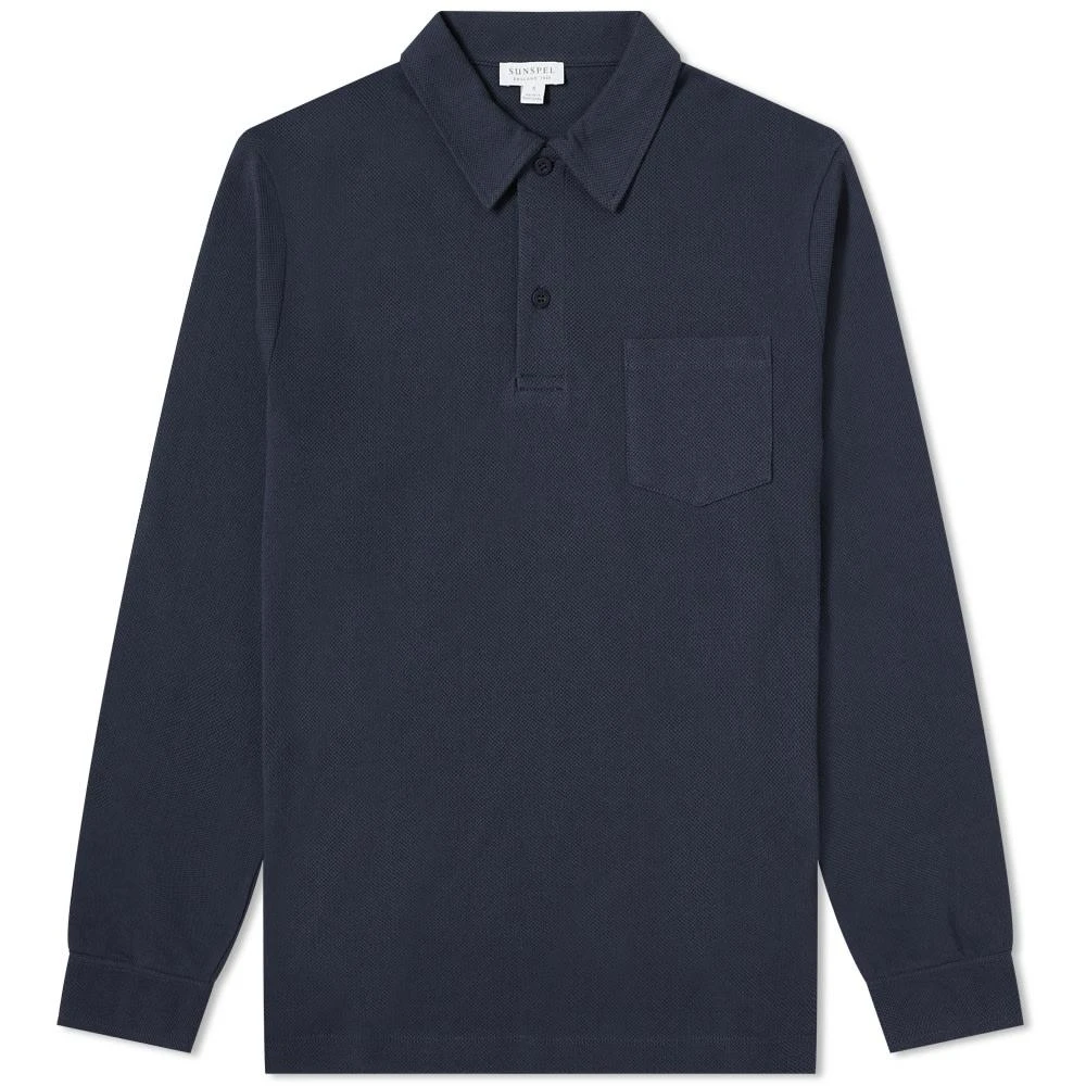 Sunspel Sunspel Long Sleeve Riviera Polo 1